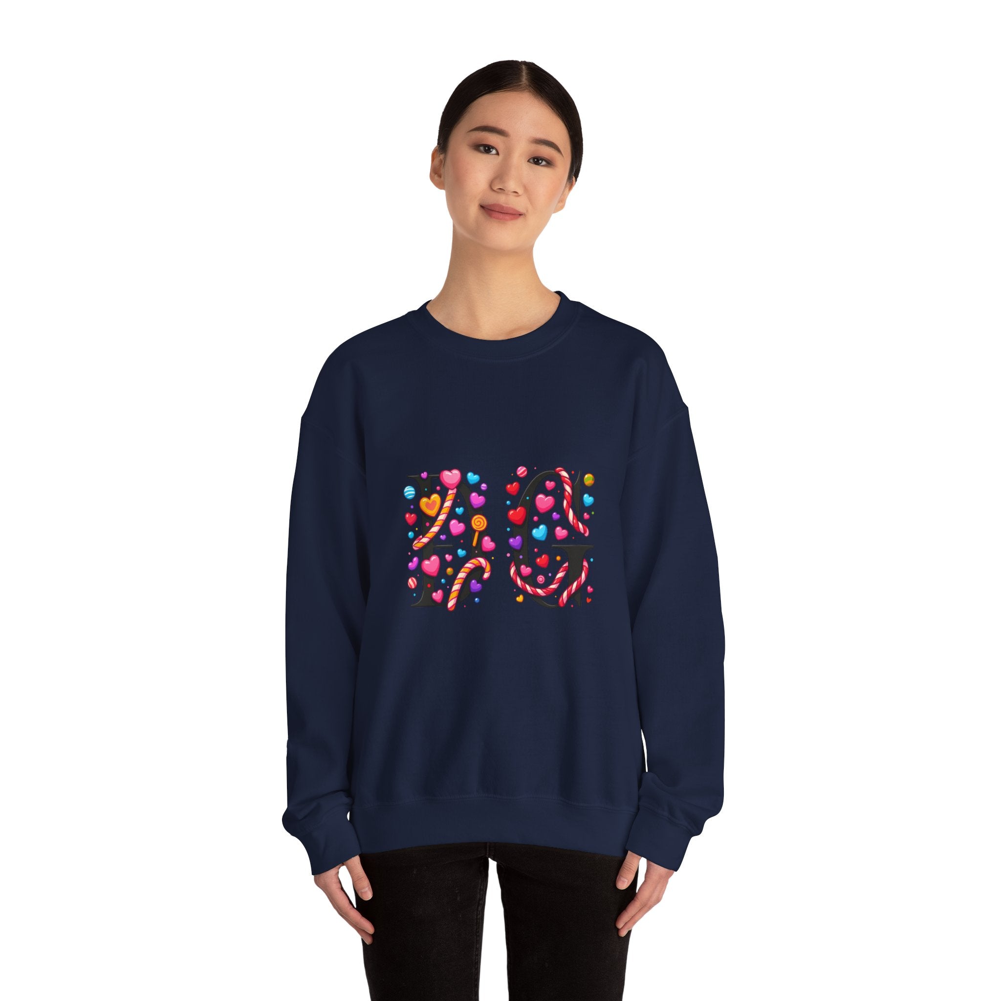Personalized Unisex Heavy Blend™ Crewneck Sweatshirt with DG Design