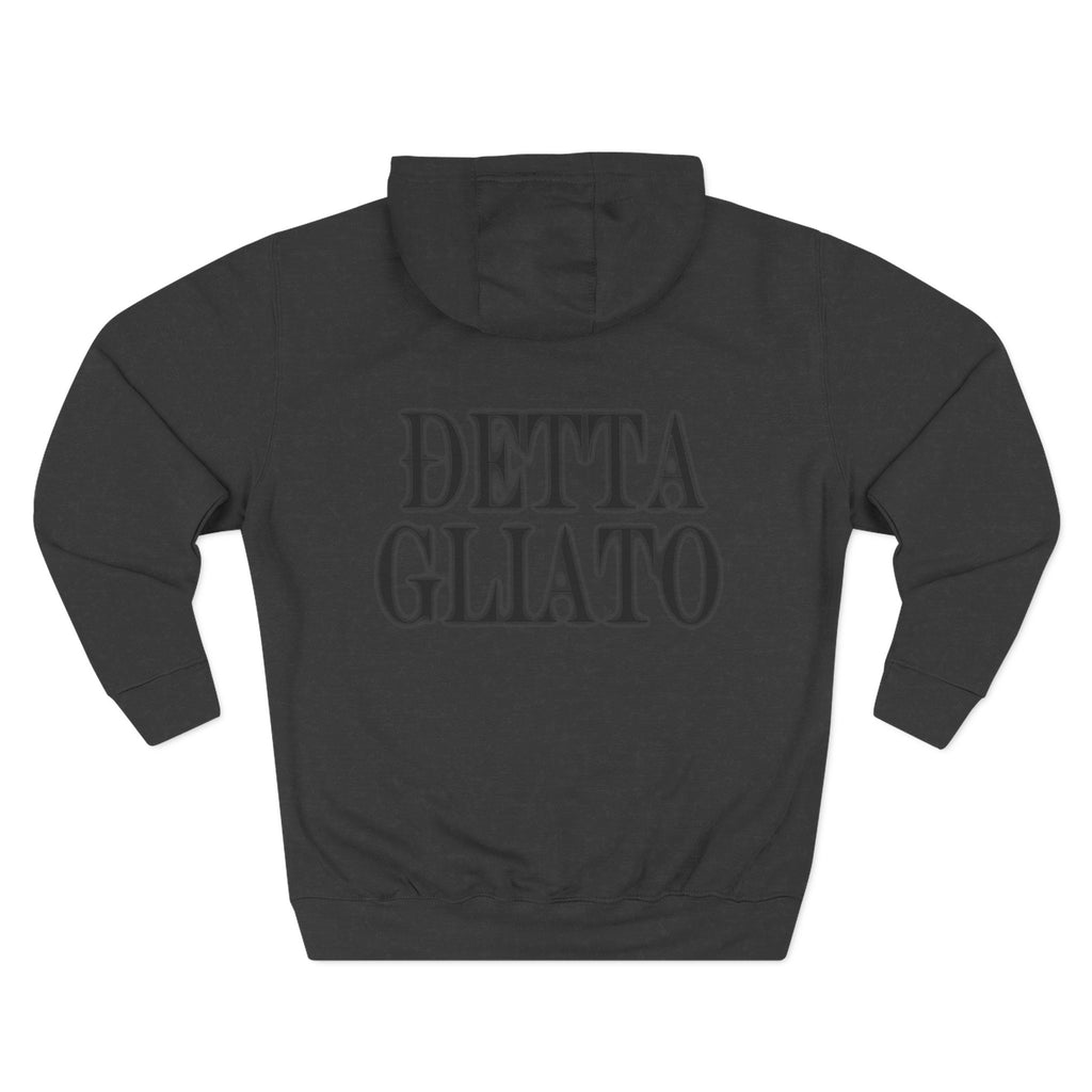 Floral Graphic Hoodie with Italian Statement