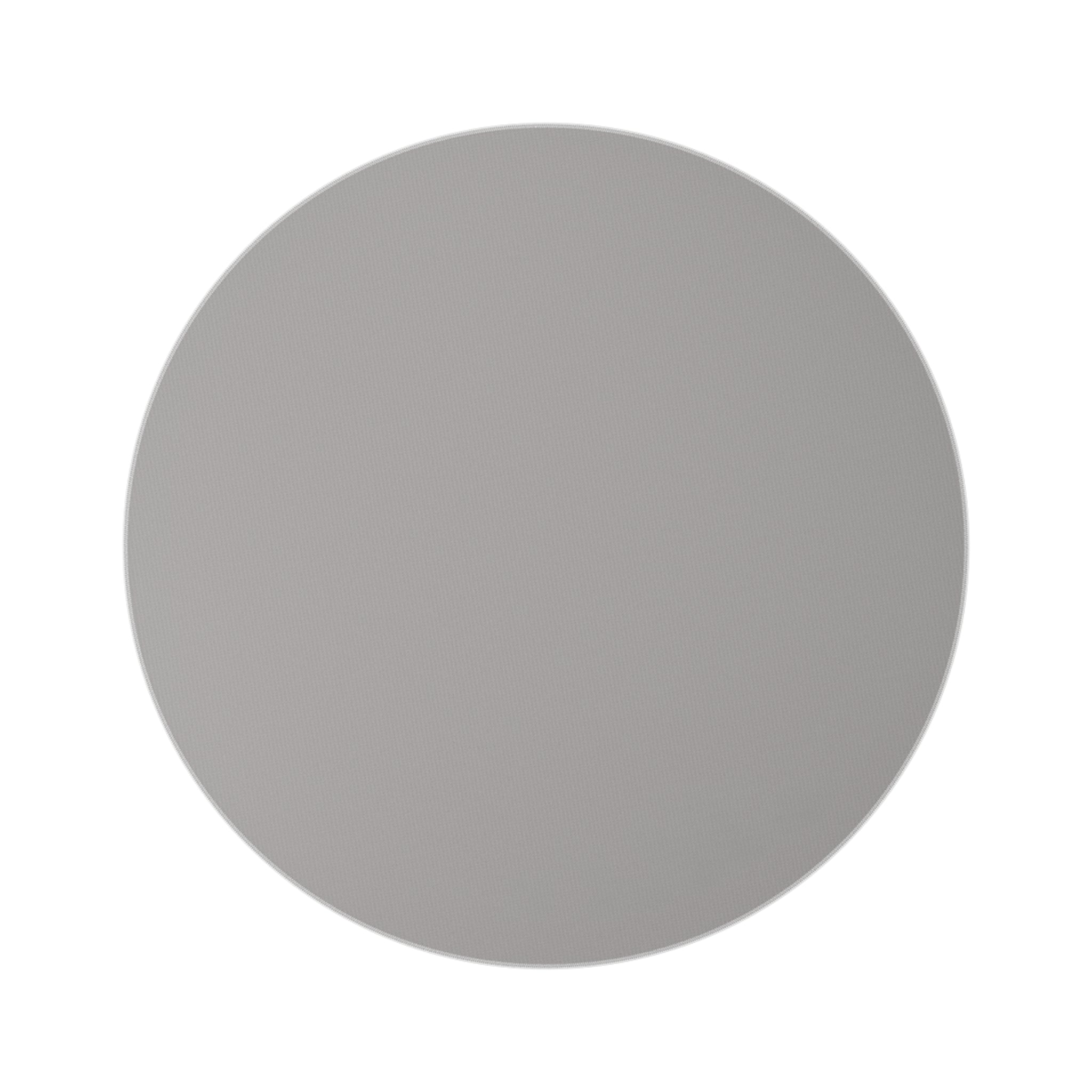 Stylish Round Rug with Modern Text Design