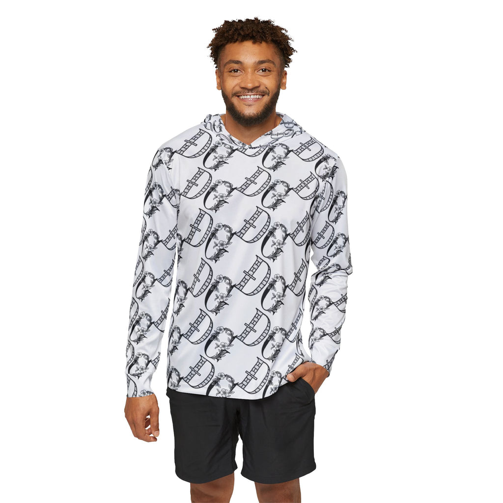 Men's Sports Warmup Hoodie with Unique Pattern