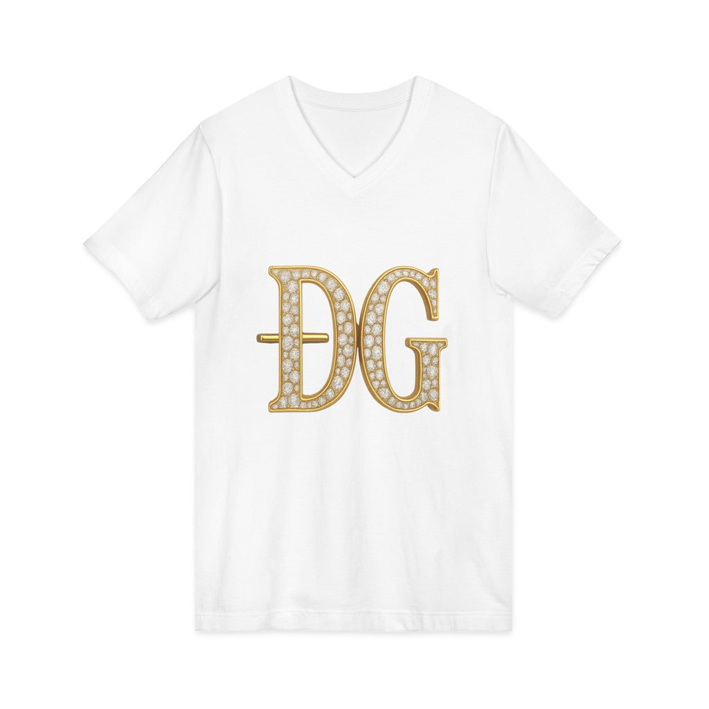 Unisex Jersey Short Sleeve V-Neck Tee