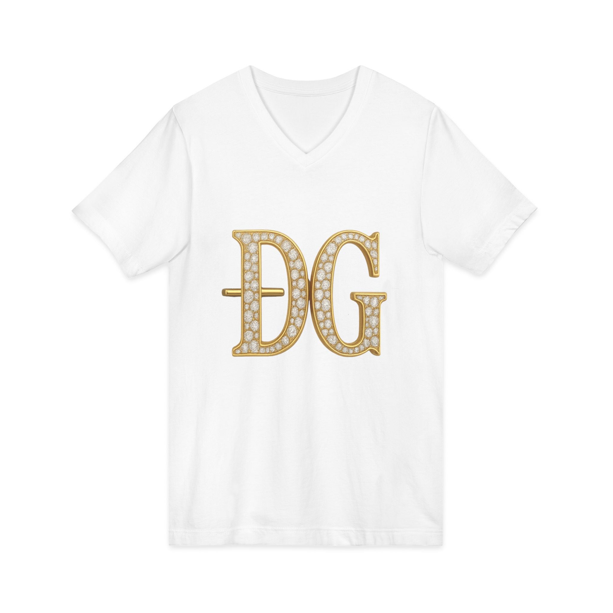Unisex Jersey Short Sleeve V-Neck Tee