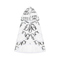 Floral Monogram Pet Hoodie — Decorative Letter D Print