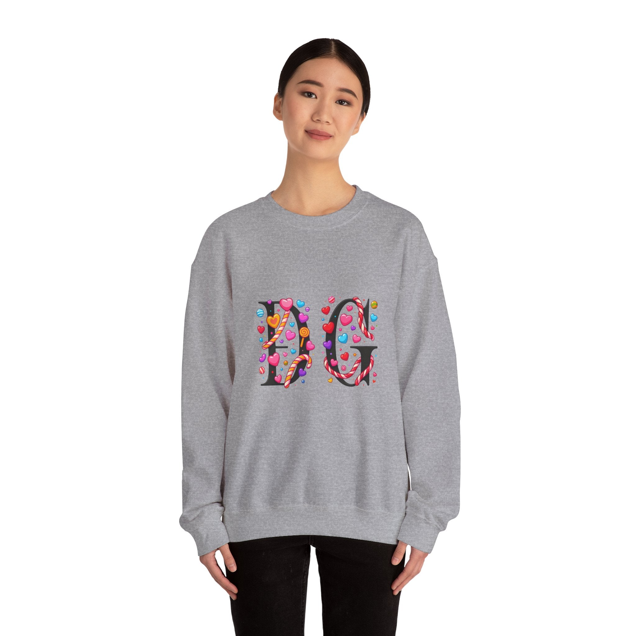 Personalized Unisex Heavy Blend™ Crewneck Sweatshirt with DG Design