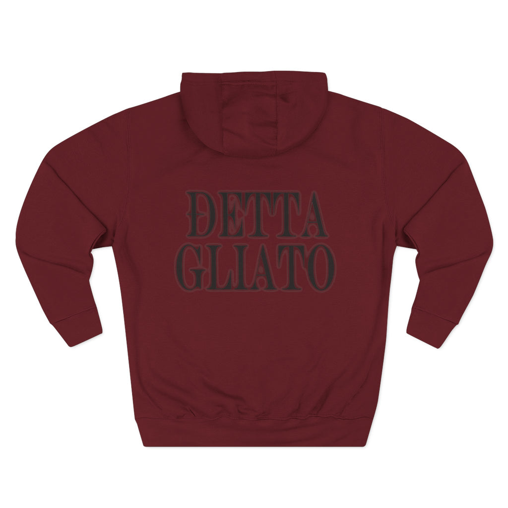 Floral Graphic Hoodie with Italian Statement
