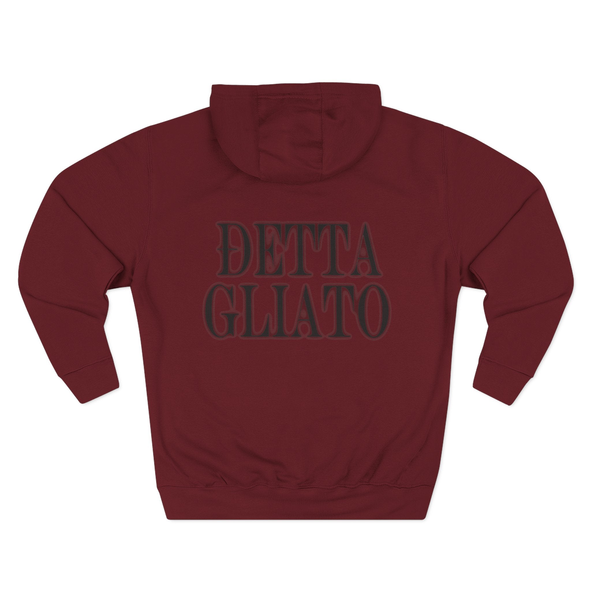Floral Graphic Hoodie with Italian Statement