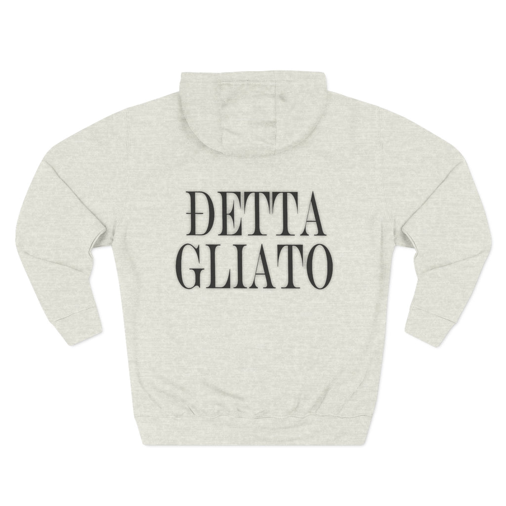 Floral Graphic Hoodie with Italian Statement
