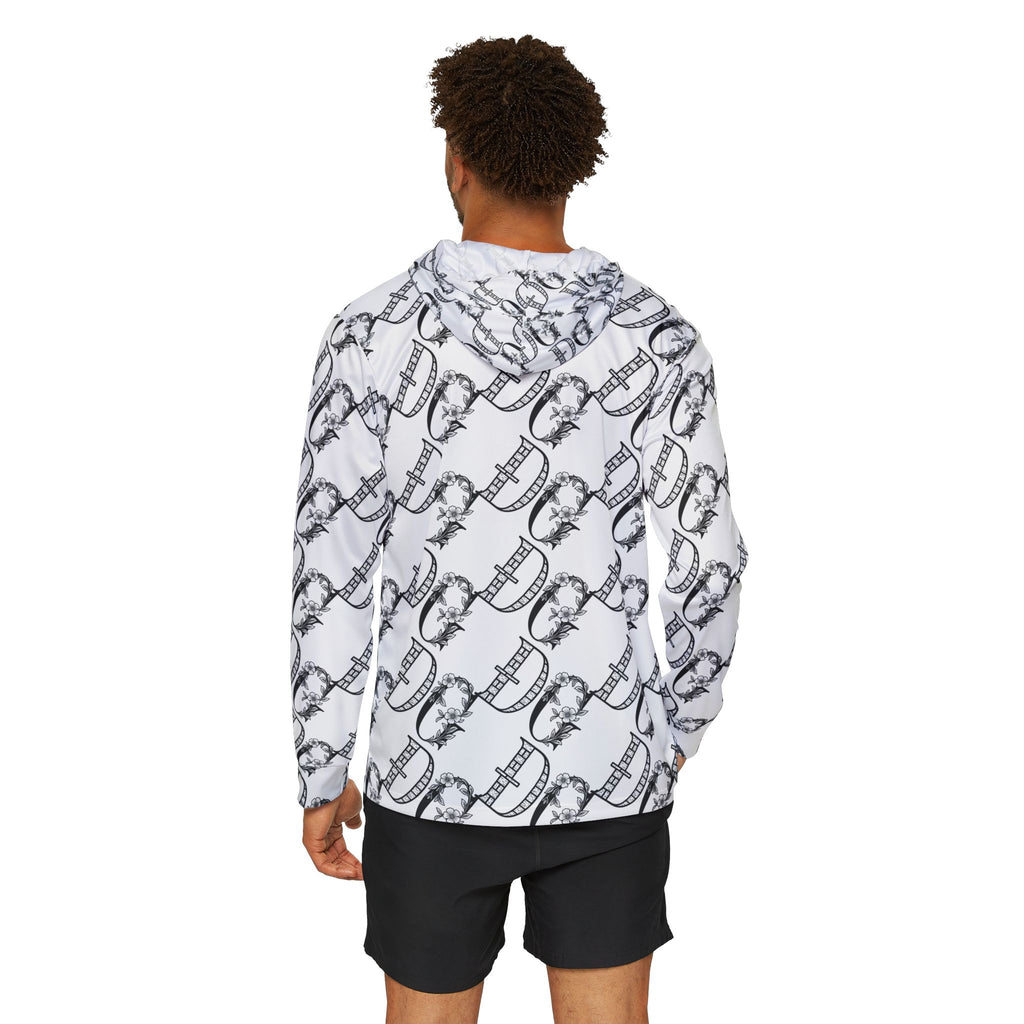 Men's Sports Warmup Hoodie with Unique Pattern