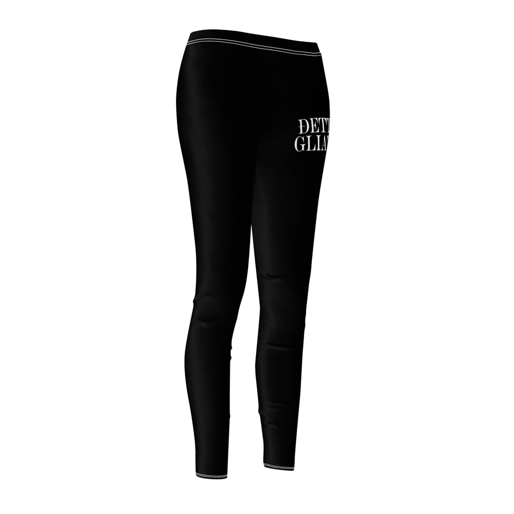 Copy of Copy of Brown 'Dettagliato' Women's Casual Leggings — All-Over Print