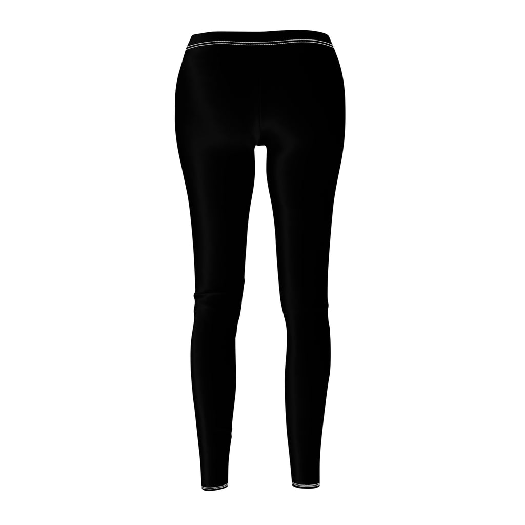 Copy of Copy of Brown 'Dettagliato' Women's Casual Leggings — All-Over Print
