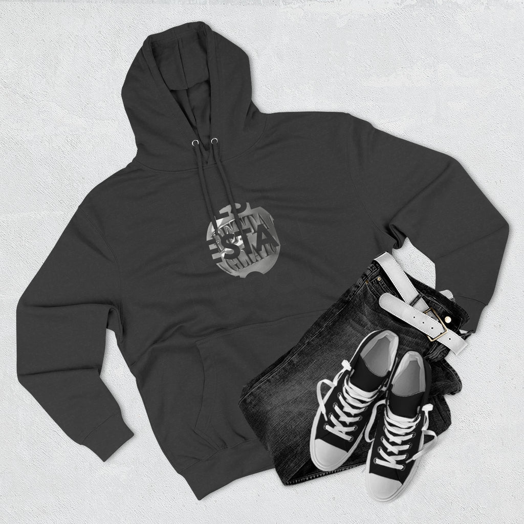 Motivational Fleece Hoodie - Reset Restart Refocus