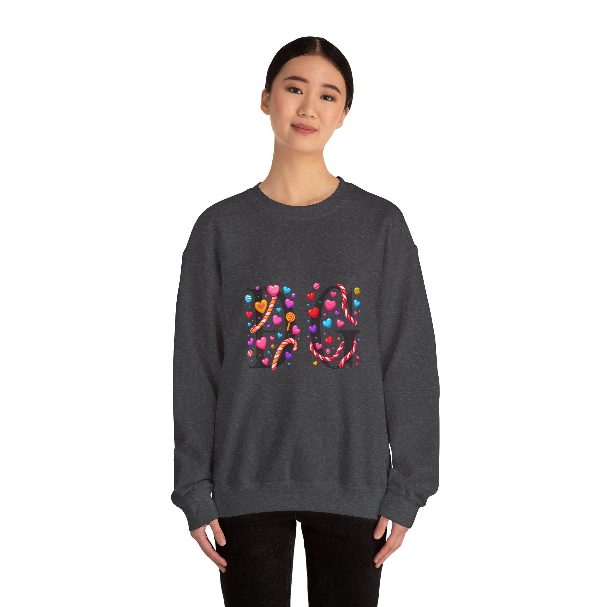 Personalized Unisex Heavy Blend™ Crewneck Sweatshirt with DG Design