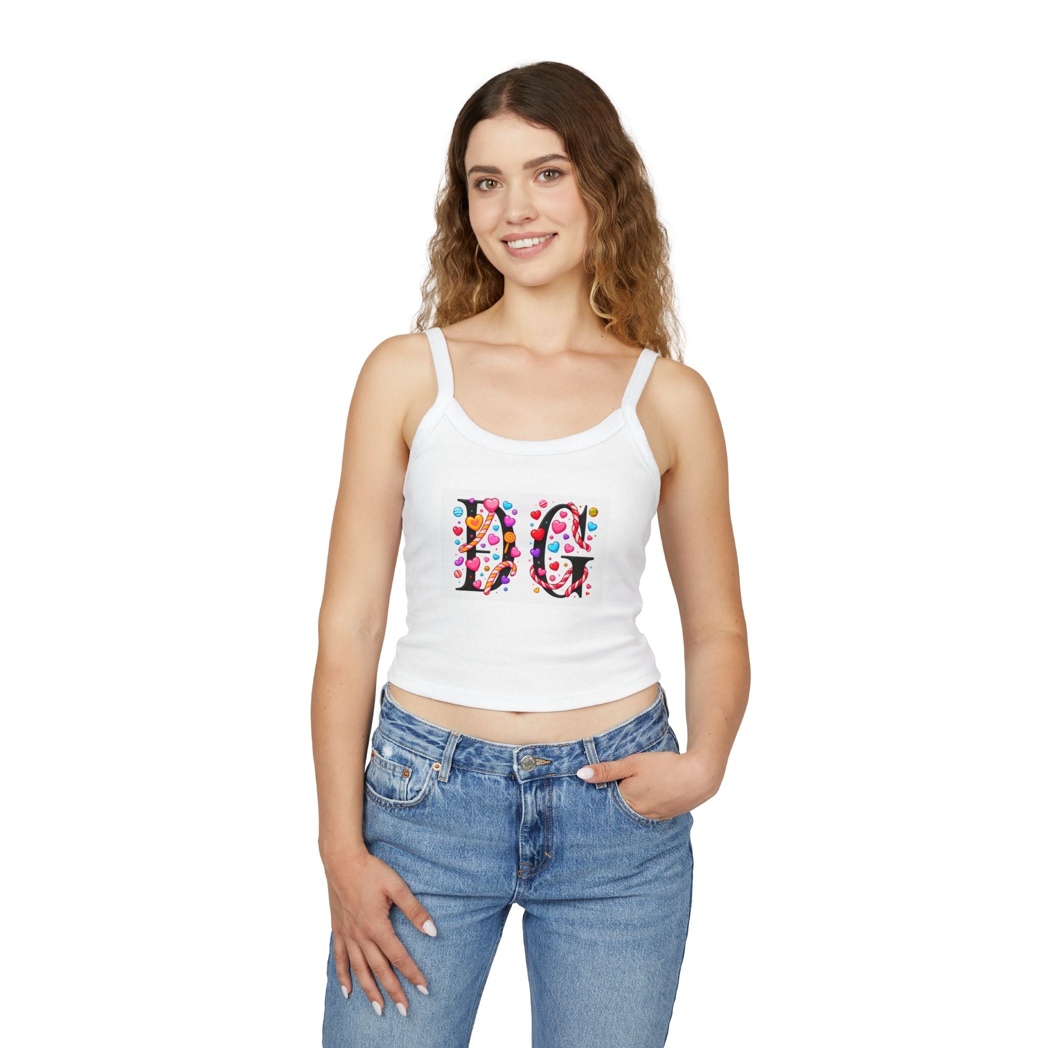 Playful Women's Tank Top - Personalized Fun Designs for Summer Vibes