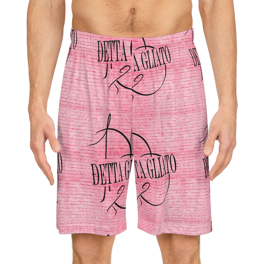 Stylish Basketball Shorts with Gelato Print