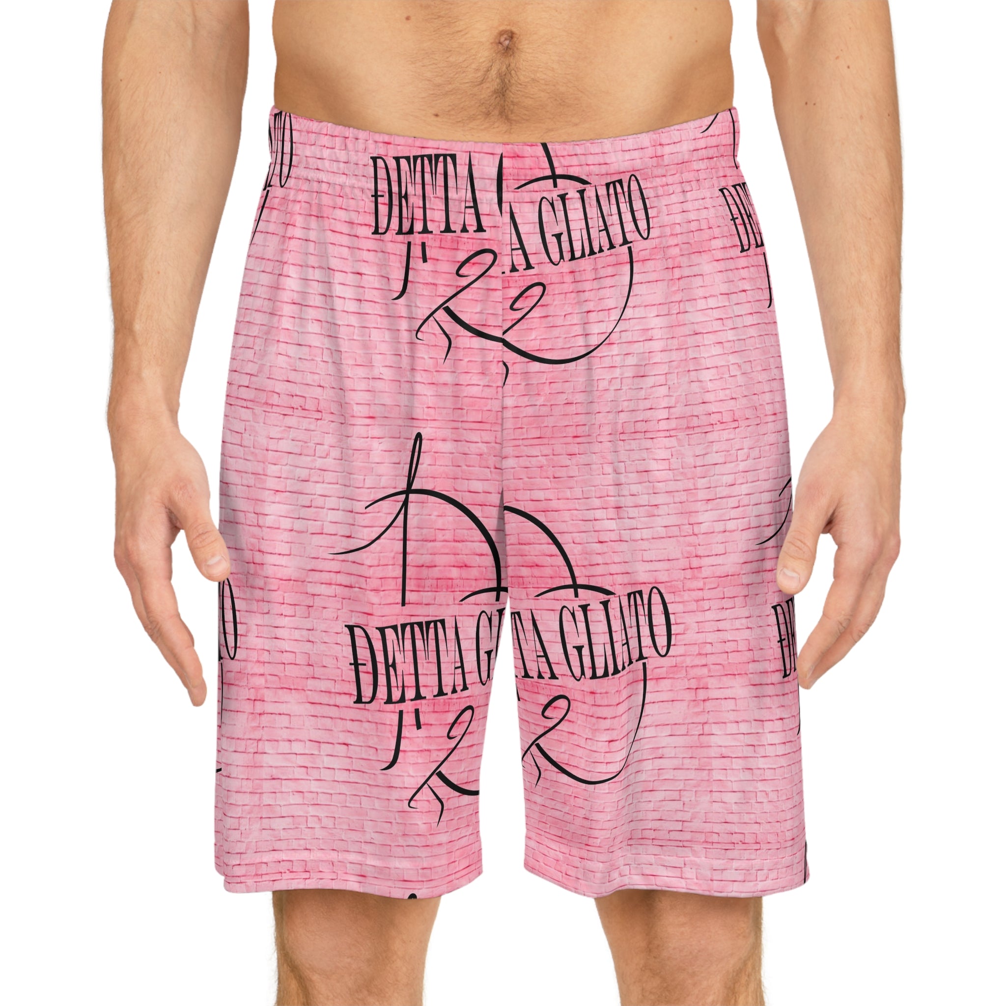 Stylish Basketball Shorts with Gelato Print