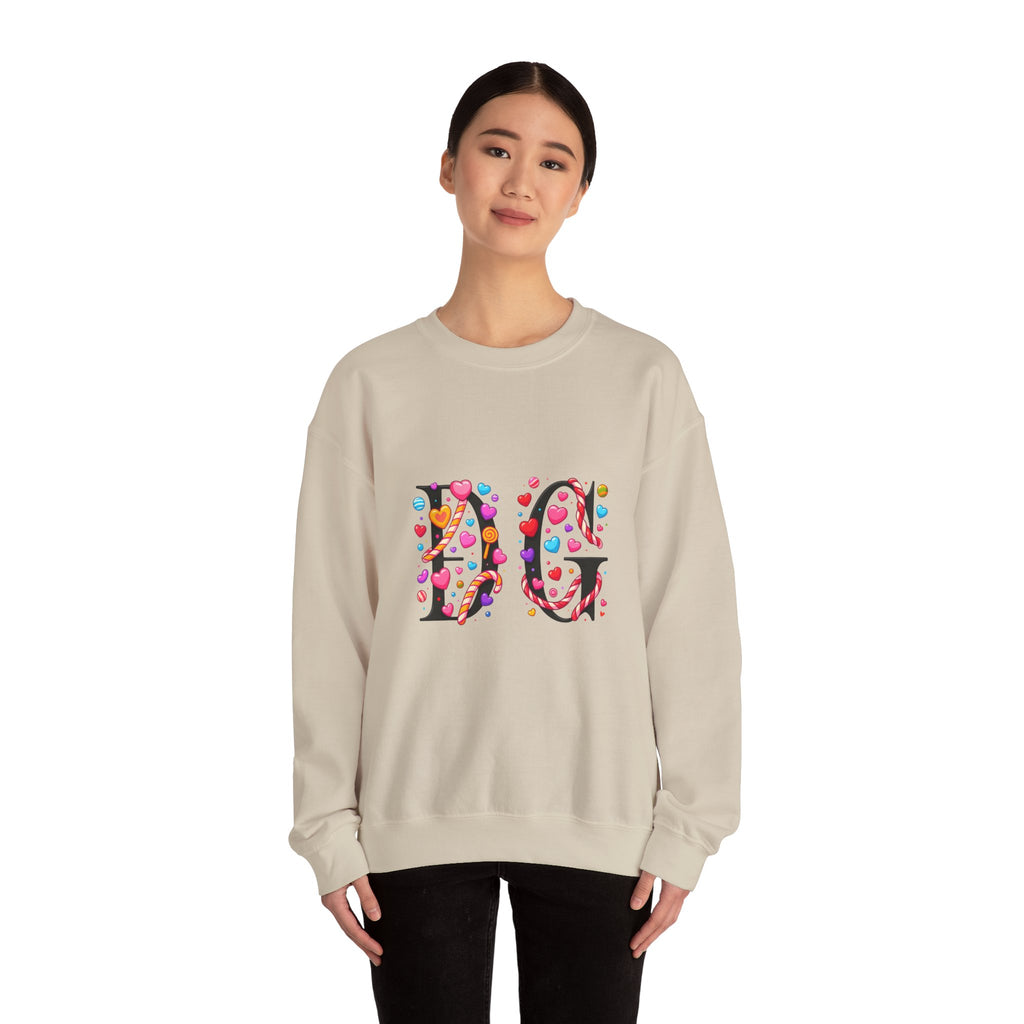 Personalized Unisex Heavy Blend™ Crewneck Sweatshirt with DG Design