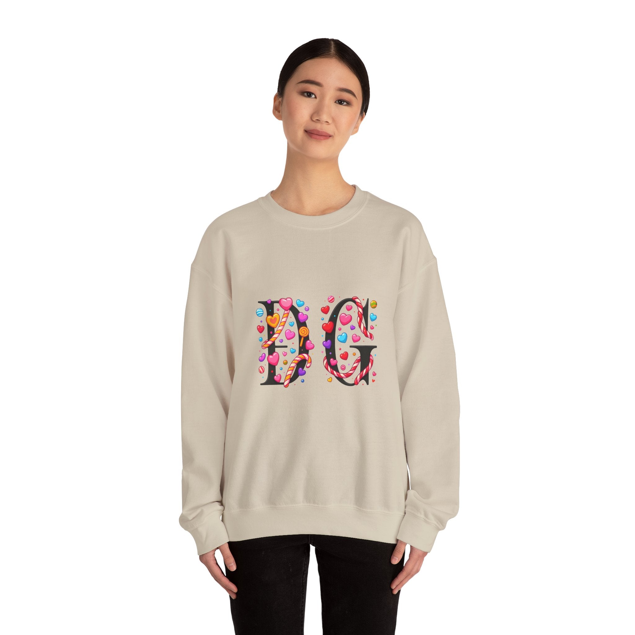 Personalized Unisex Heavy Blend™ Crewneck Sweatshirt with DG Design
