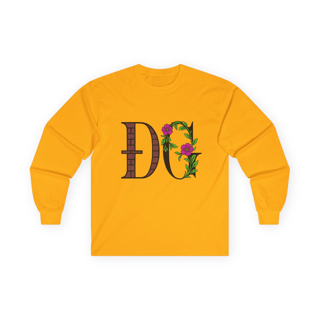 Floral Monogram Long Sleeve Tee | Unisex Ultra Cotton