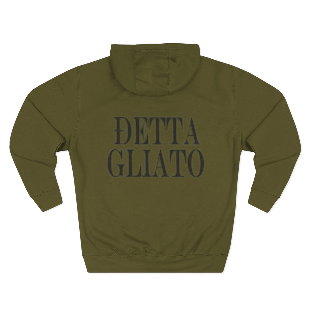 Floral Graphic Hoodie with Italian Statement