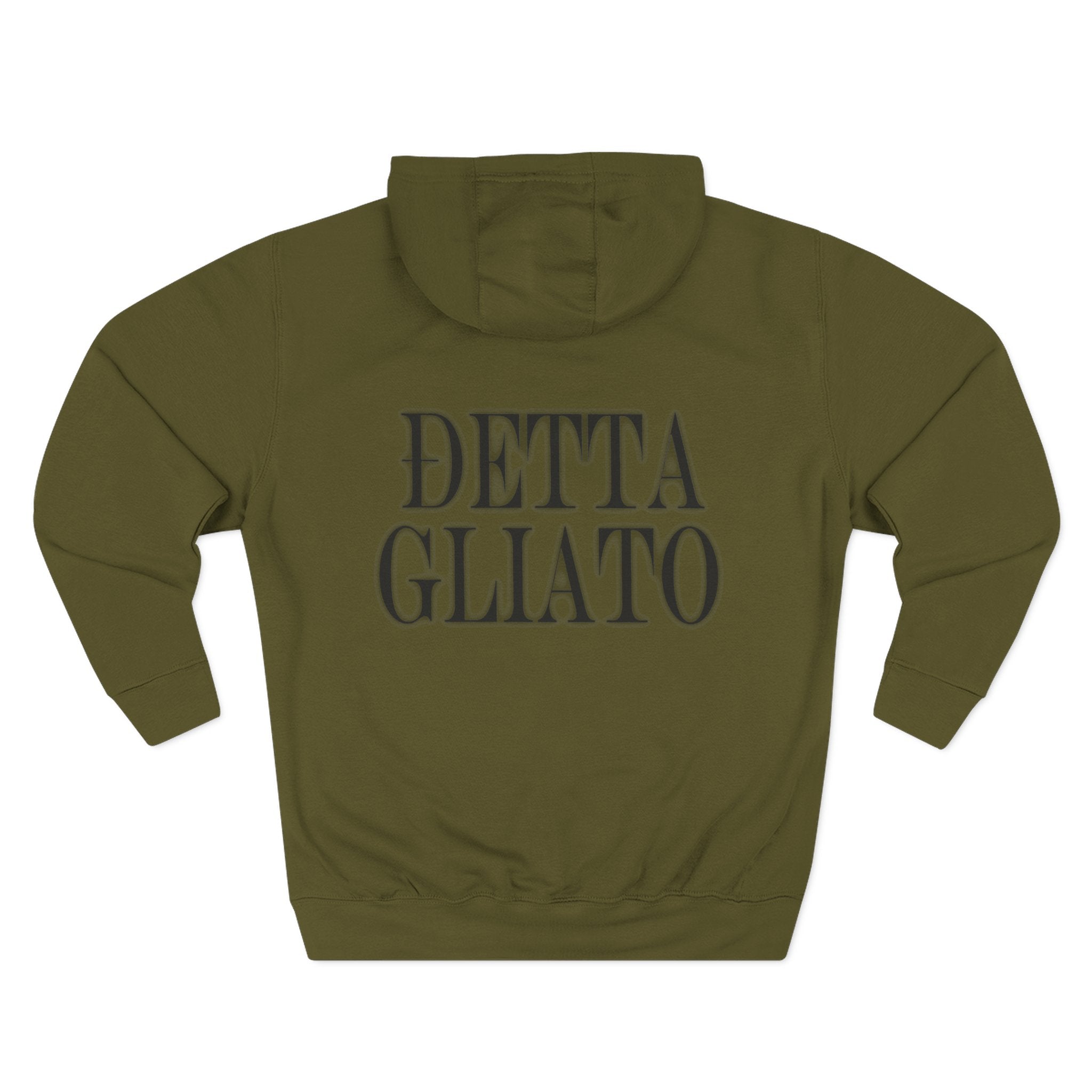 Floral Graphic Hoodie with Italian Statement