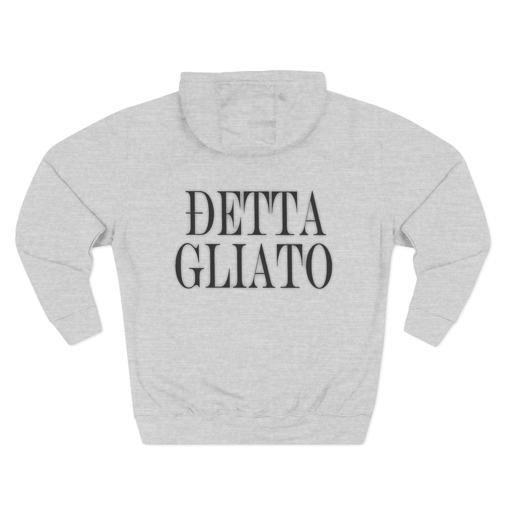 Floral Graphic Hoodie with Italian Statement