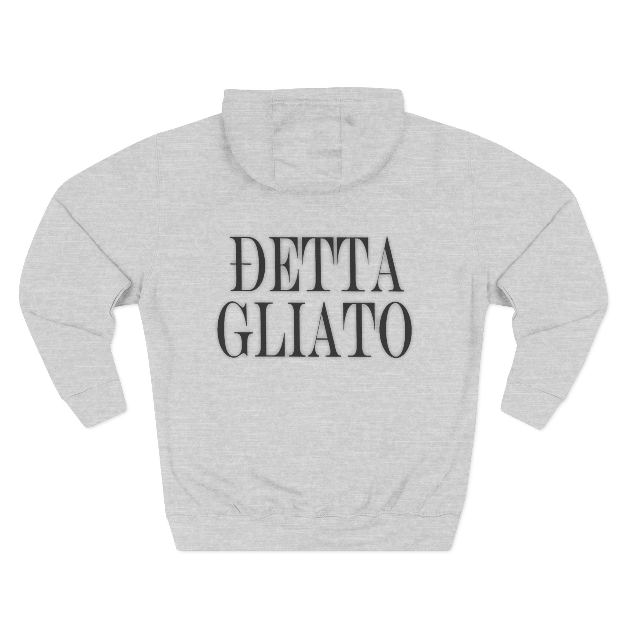 Floral Graphic Hoodie with Italian Statement