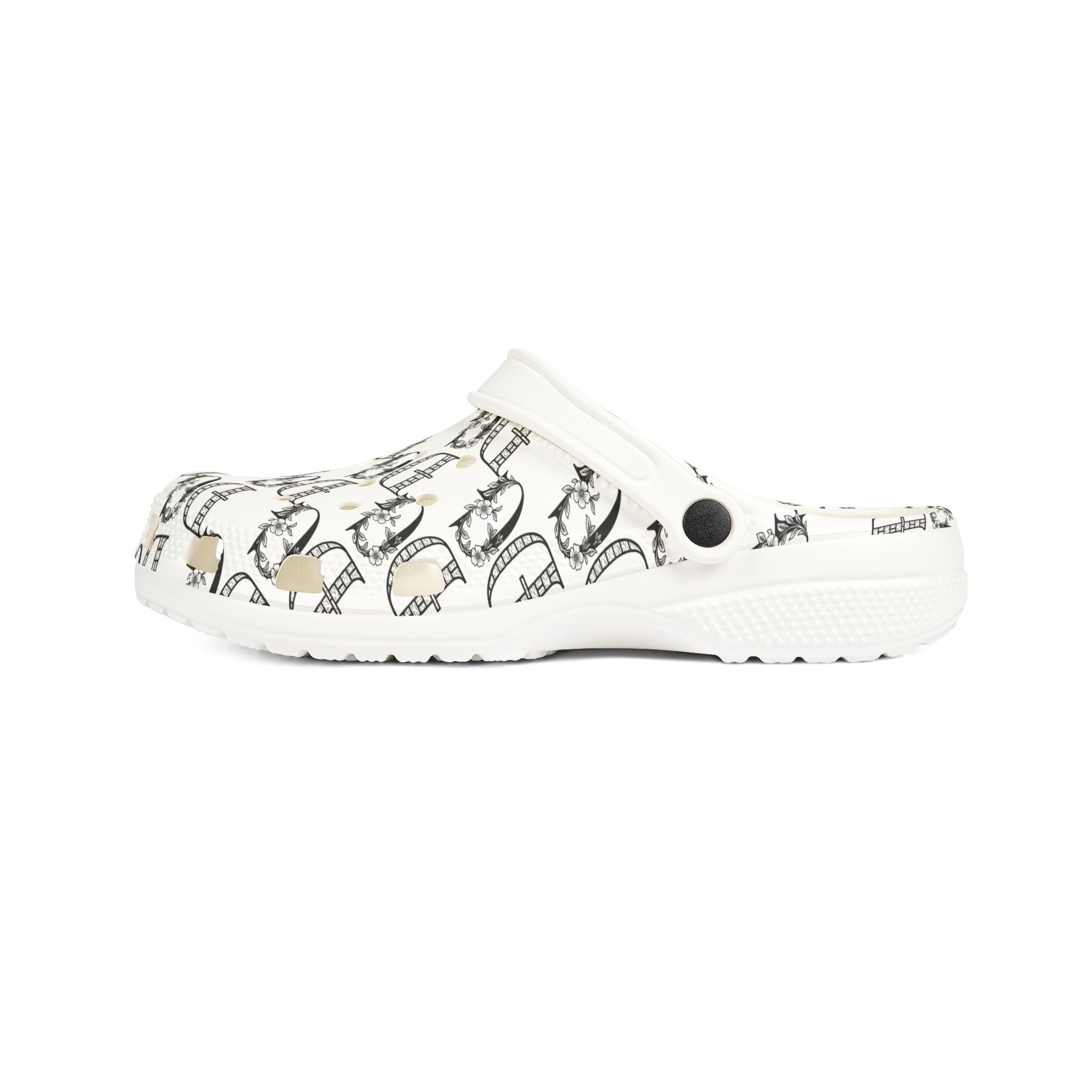 Fashionable EVA Foam Clogs with Stylish Graphic Print