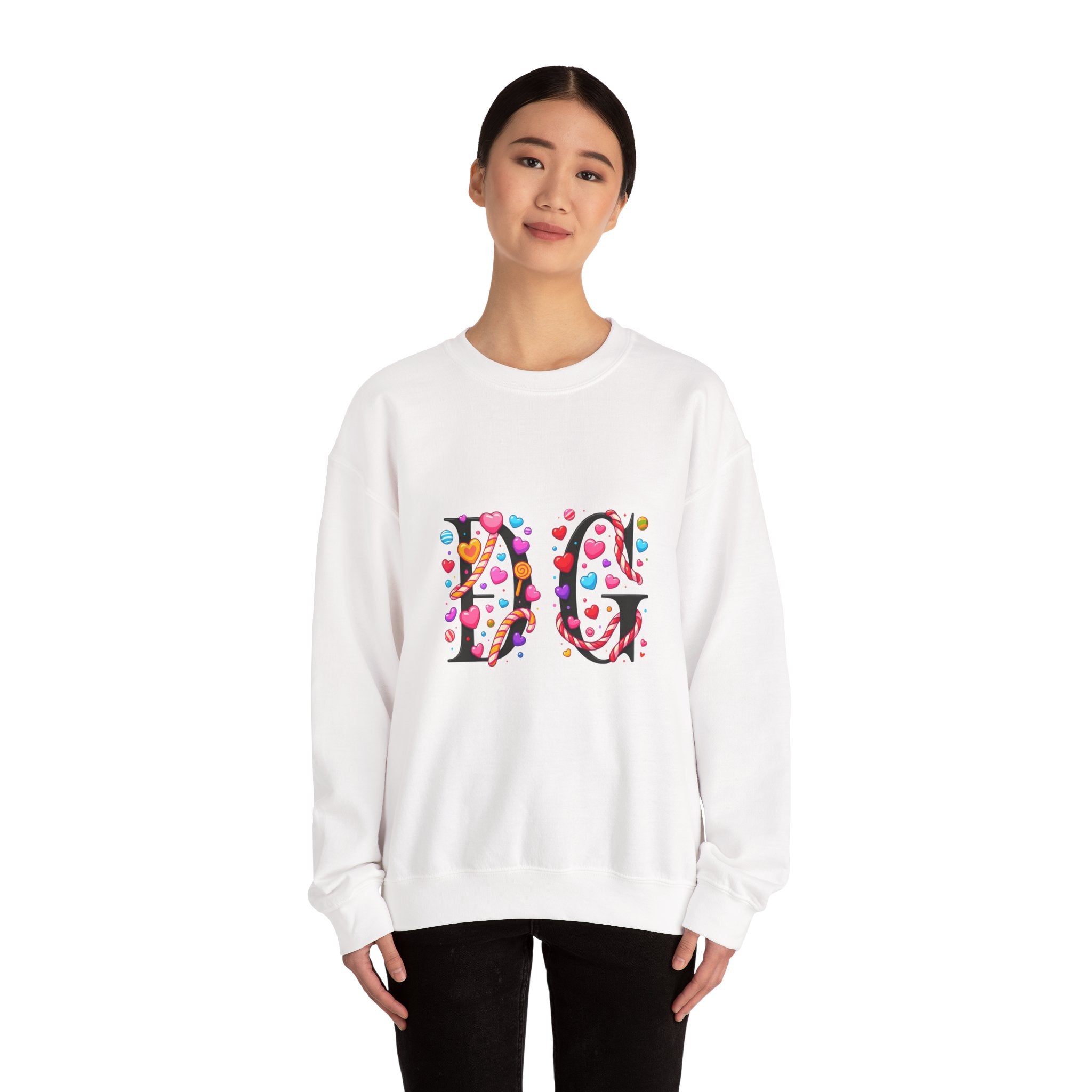 Personalized Unisex Heavy Blend™ Crewneck Sweatshirt with DG Design