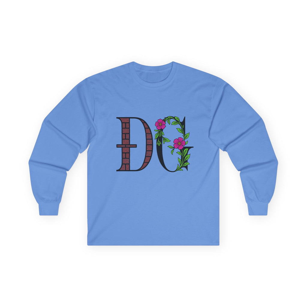 Floral Monogram Long Sleeve Tee | Unisex Ultra Cotton