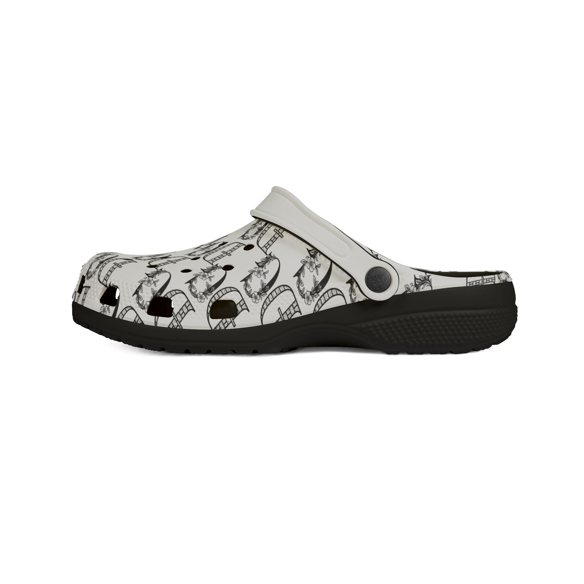 Fashionable EVA Foam Clogs with Stylish Graphic Print