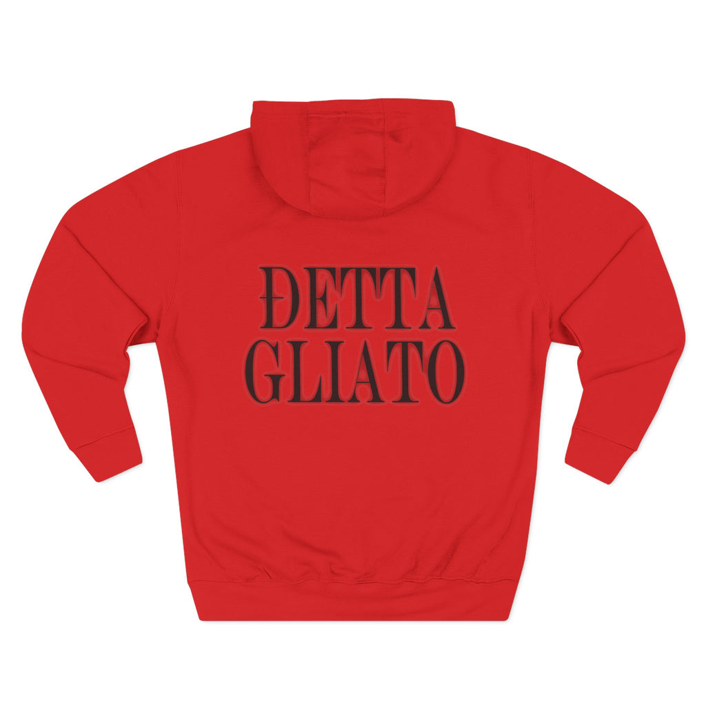Floral Graphic Hoodie with Italian Statement