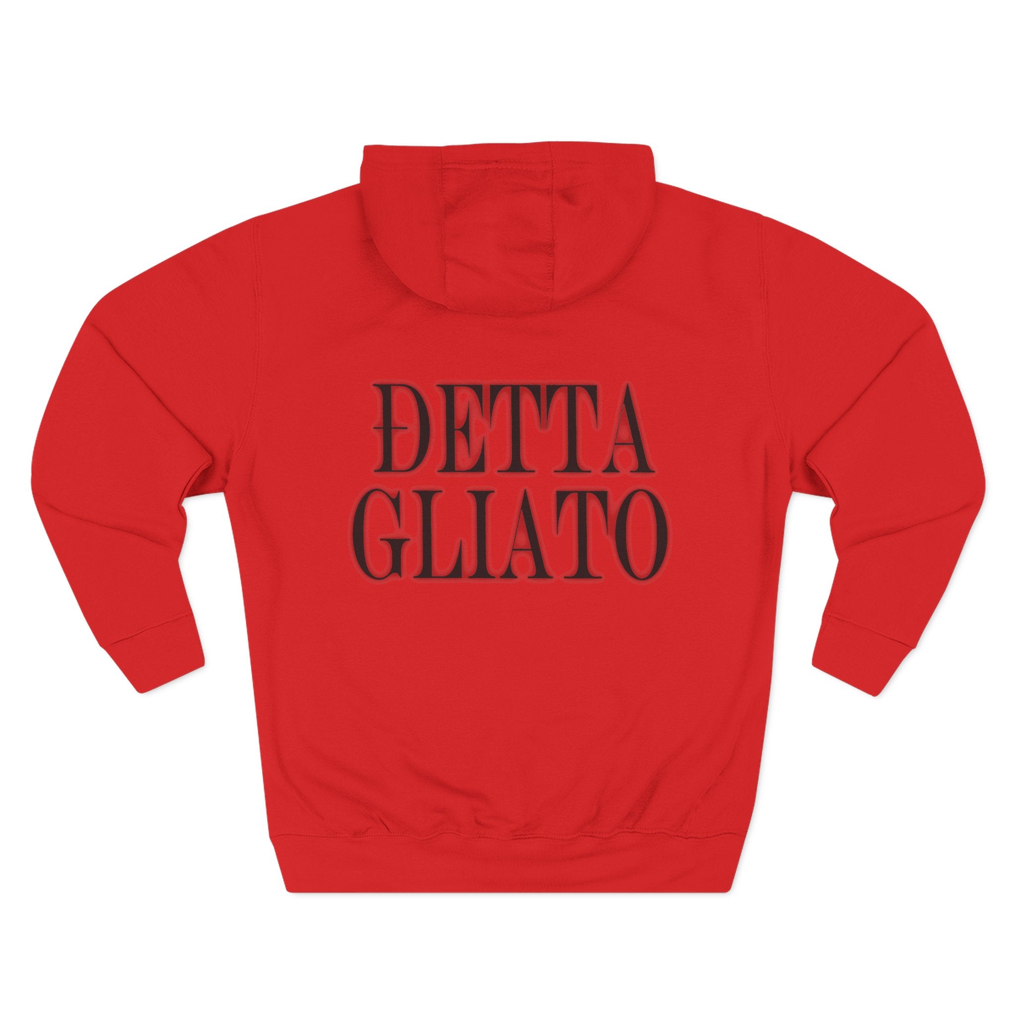 Floral Graphic Hoodie with Italian Statement