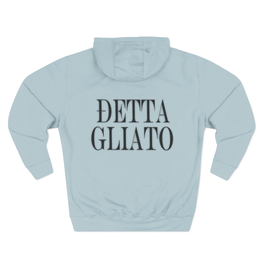 Floral Graphic Hoodie with Italian Statement