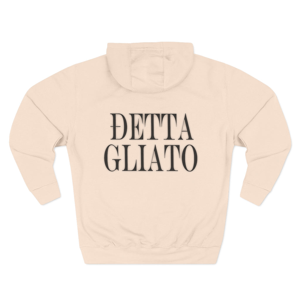 Floral Graphic Hoodie with Italian Statement