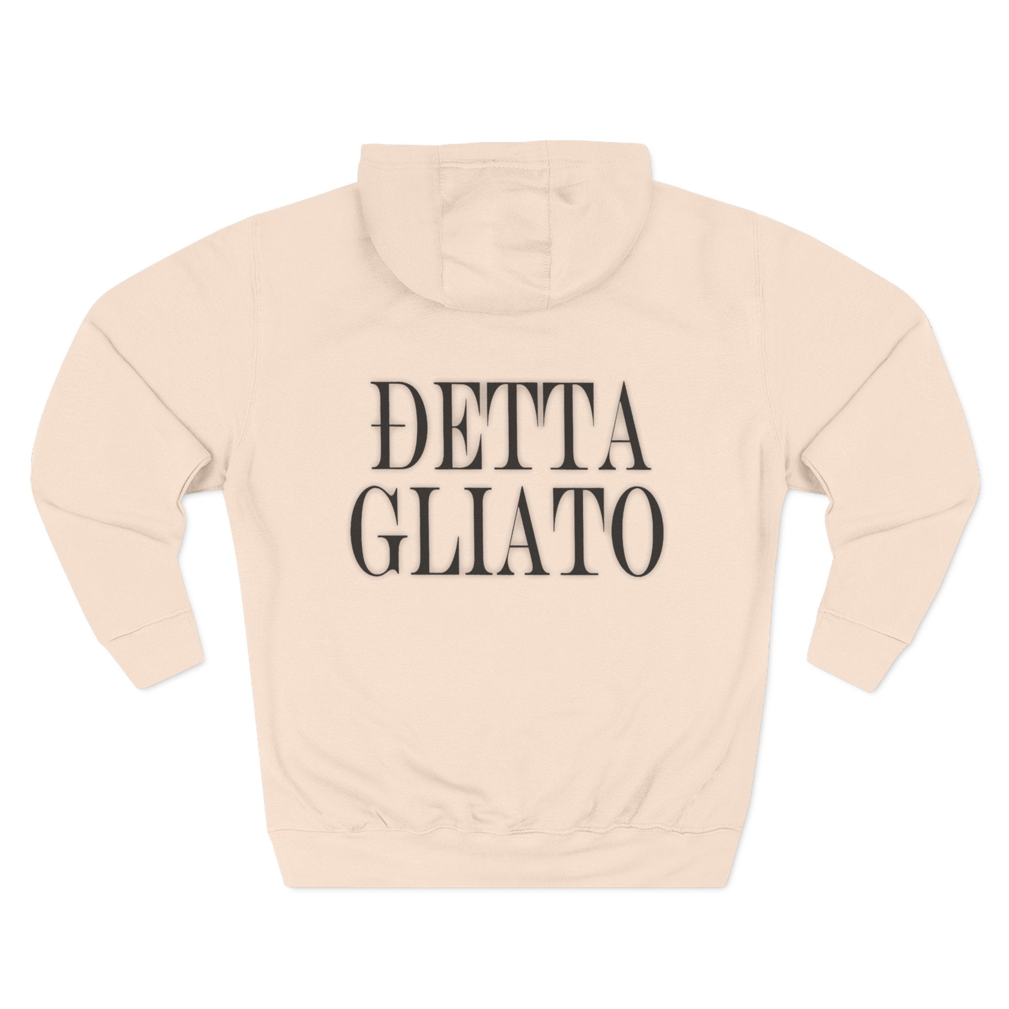 Floral Graphic Hoodie with Italian Statement
