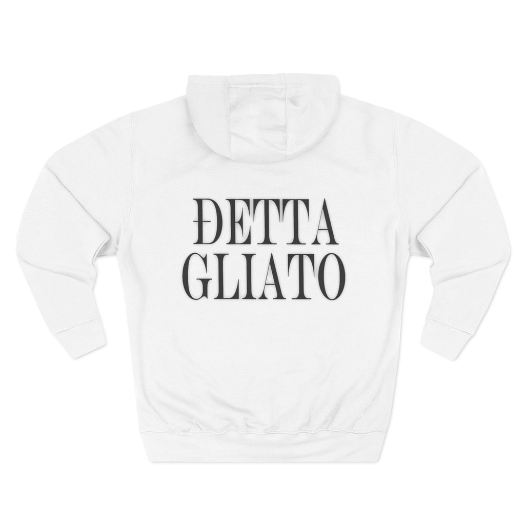 Floral Graphic Hoodie with Italian Statement