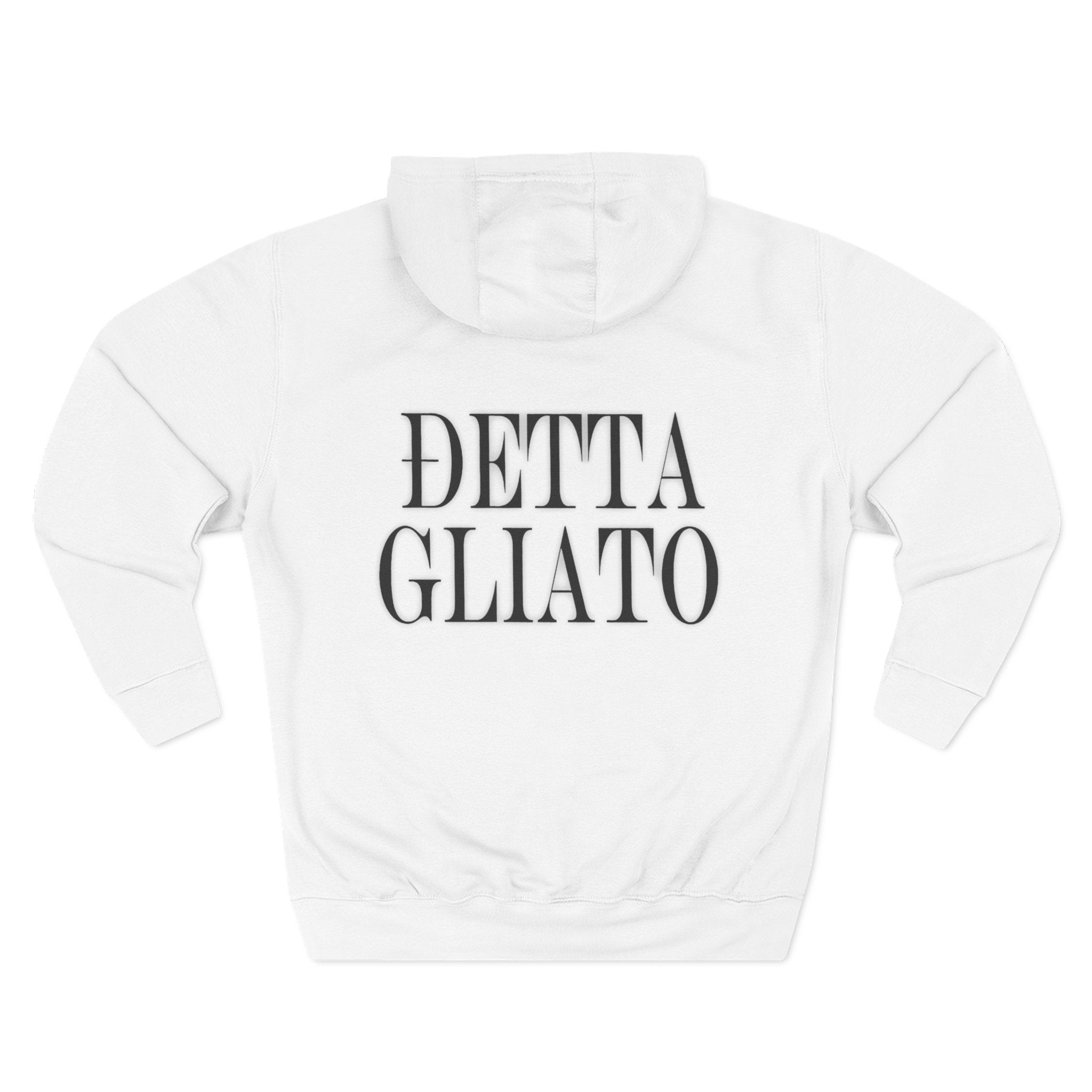 Floral Graphic Hoodie with Italian Statement