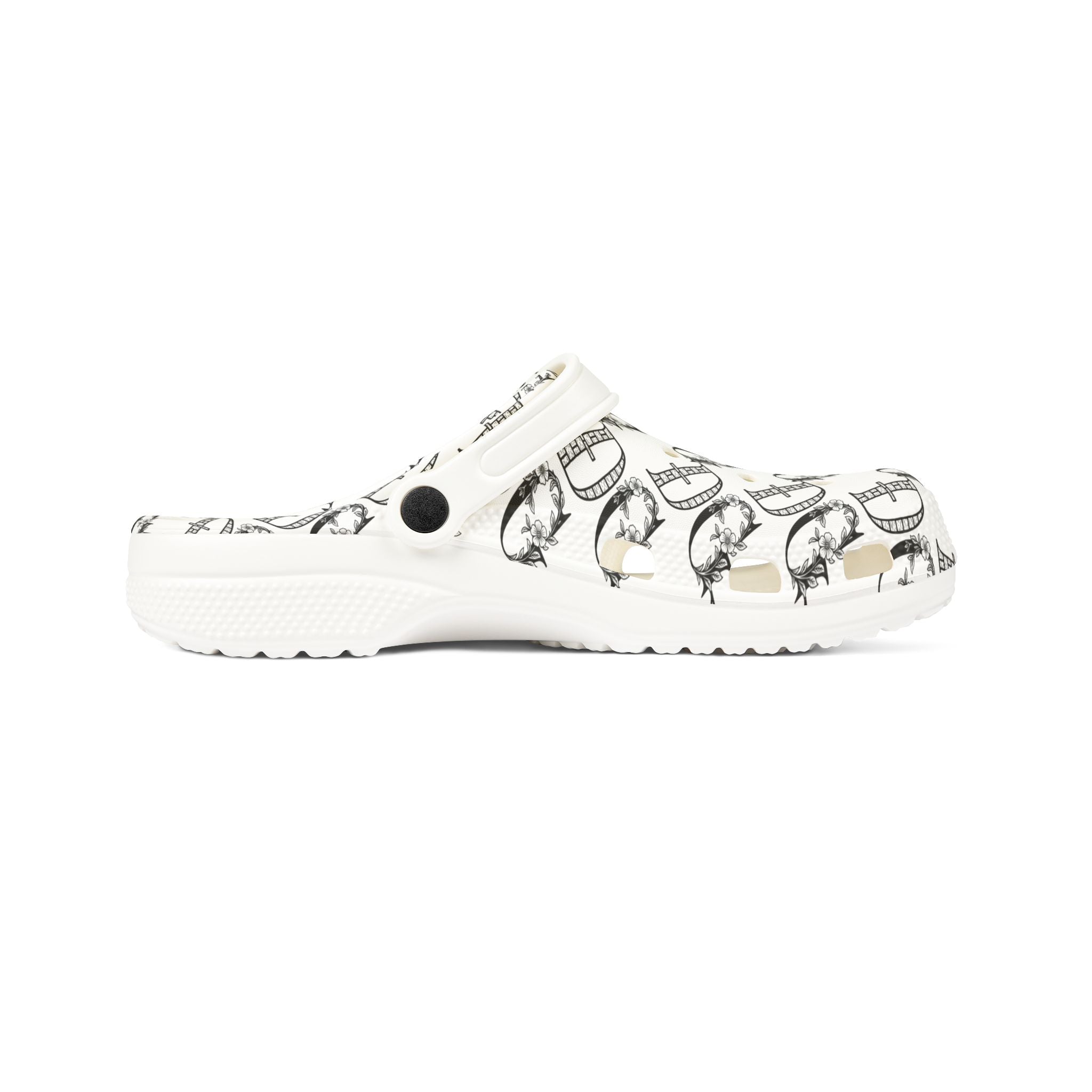 Fashionable EVA Foam Clogs with Stylish Graphic Print