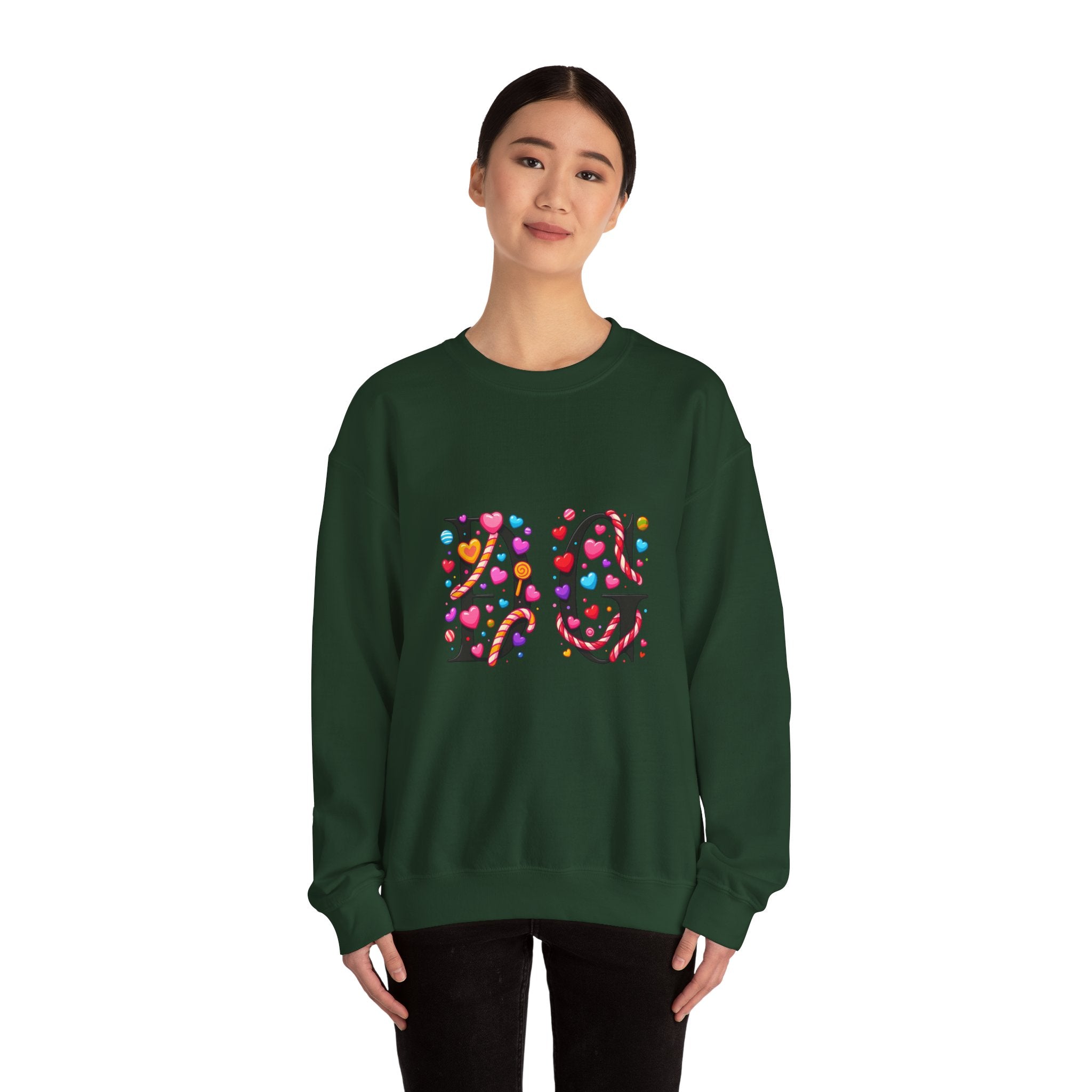 Personalized Unisex Heavy Blend™ Crewneck Sweatshirt with DG Design