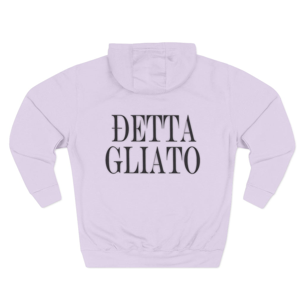 Floral Graphic Hoodie with Italian Statement