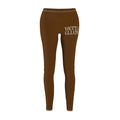 Brown 'Dettagliato' Women's Casual Leggings — All-Over Print