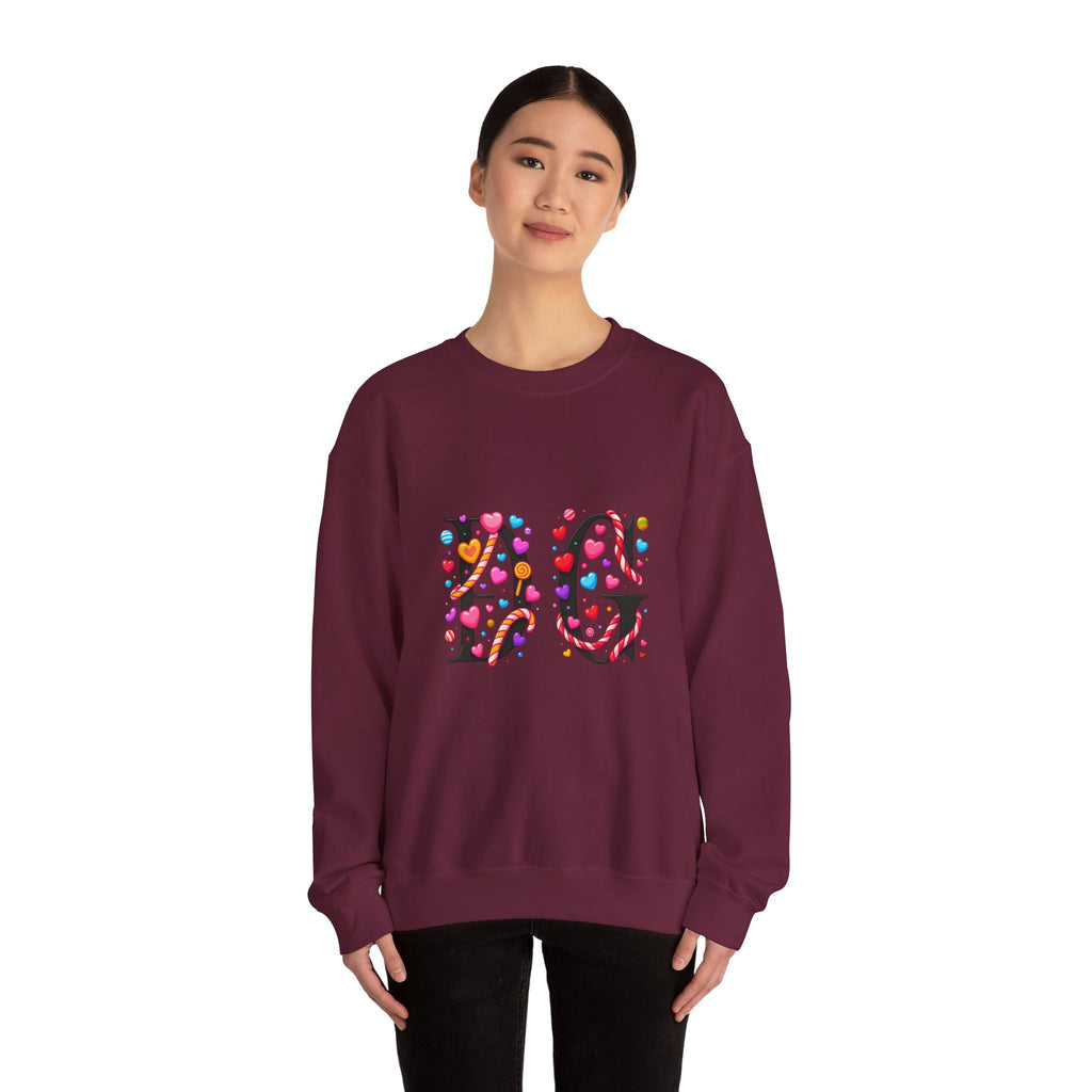 Personalized Unisex Heavy Blend™ Crewneck Sweatshirt with DG Design