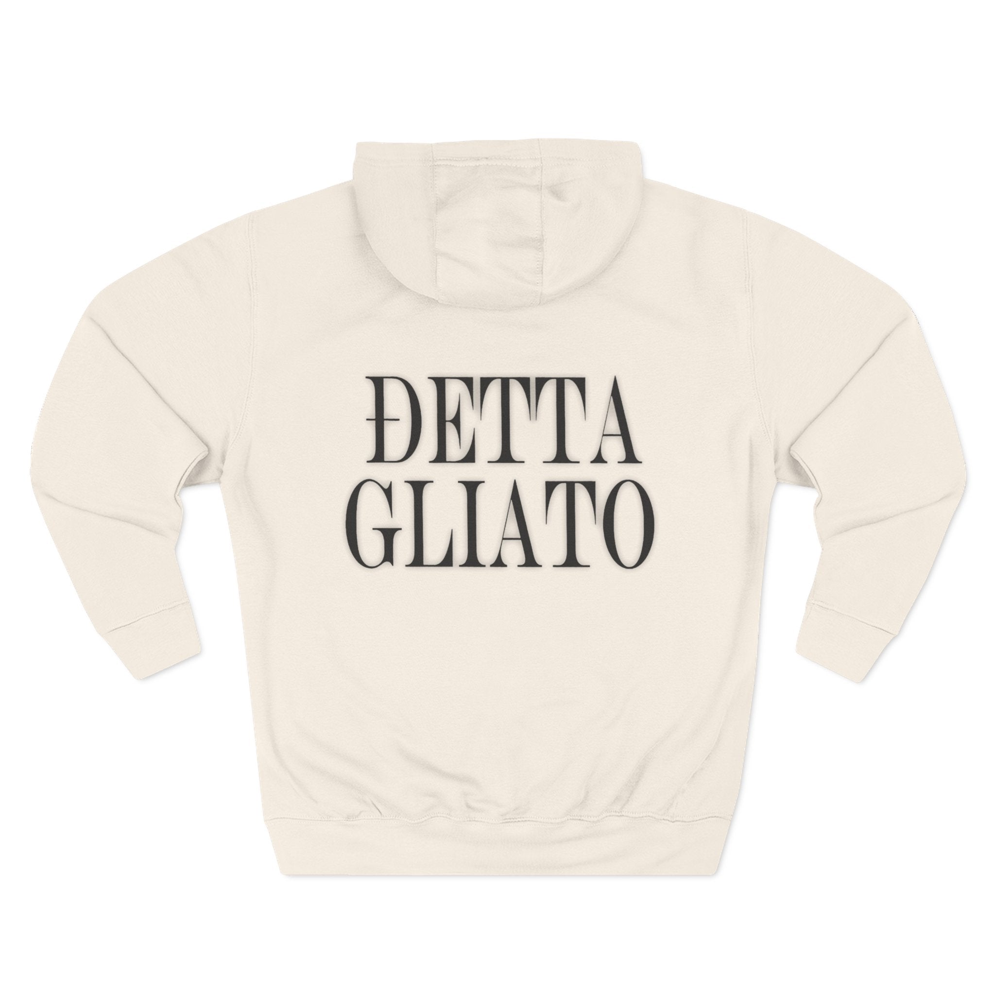 Floral Graphic Hoodie with Italian Statement