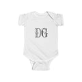 Personalized Infant Bodysuit with Floral Initials
