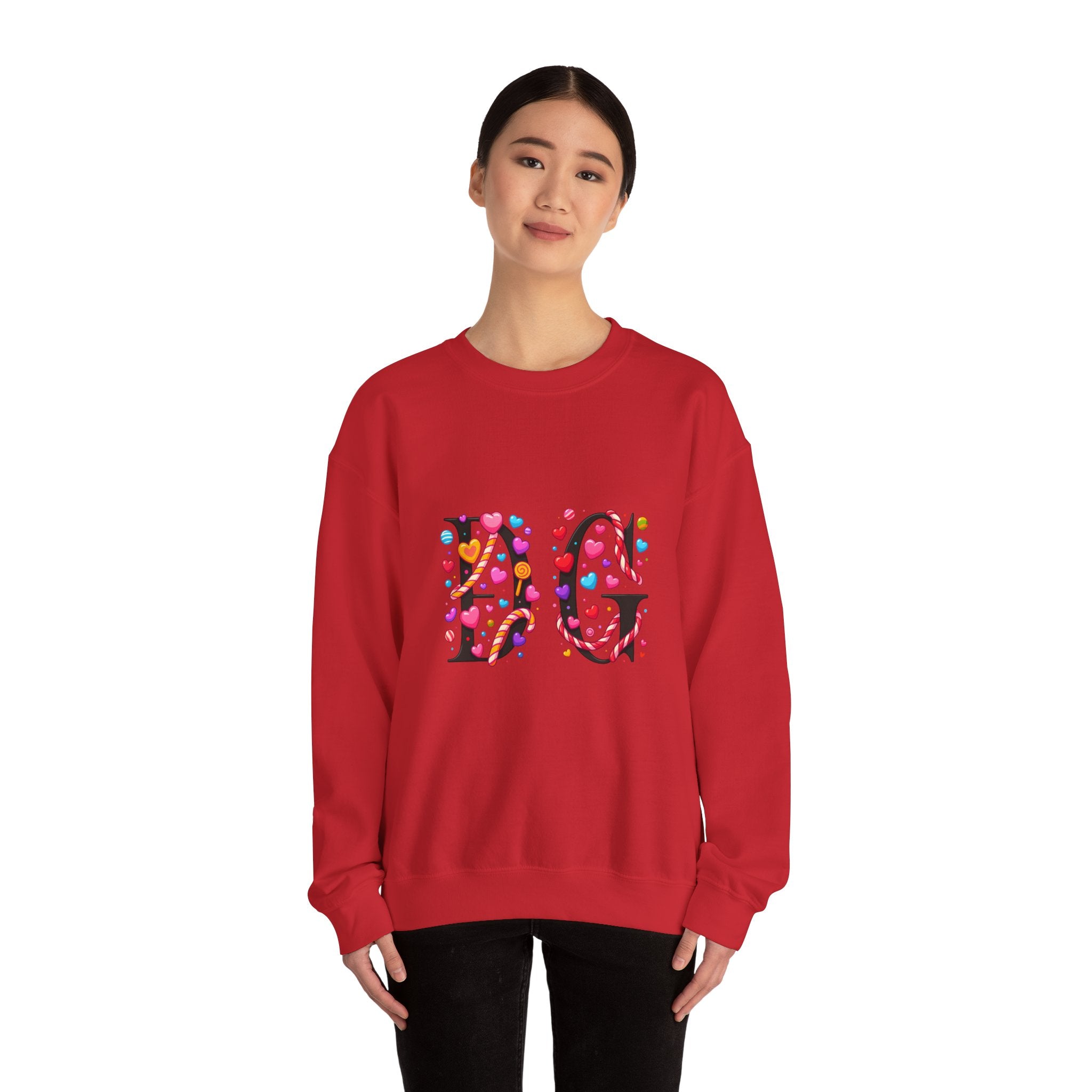 Personalized Unisex Heavy Blend™ Crewneck Sweatshirt with DG Design