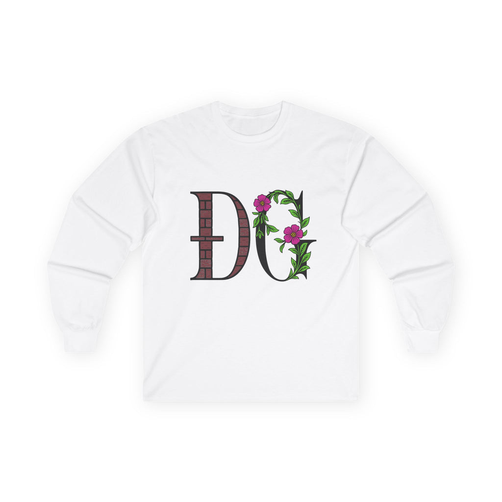 Floral Monogram Long Sleeve Tee | Unisex Ultra Cotton