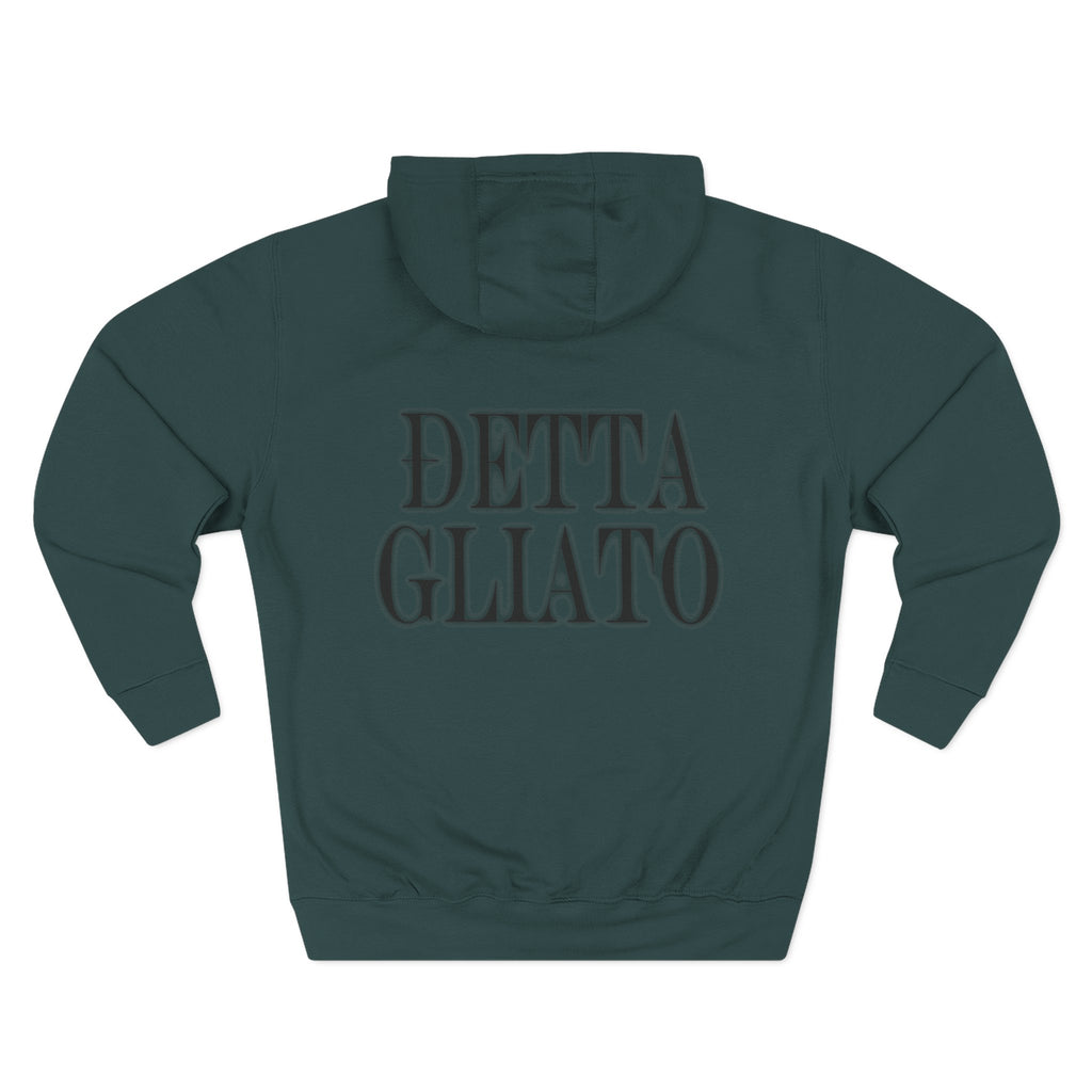Floral Graphic Hoodie with Italian Statement